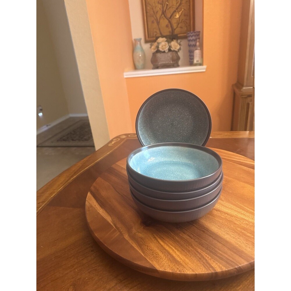 7" Individual Pasta Bowl Maddox Blue by Mikasa A Set of 6 - Picture 8 of 12
